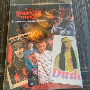 Netflix Stranger Things Season 4 Pack of 12 Posters Booklet Book 8 X 11 New